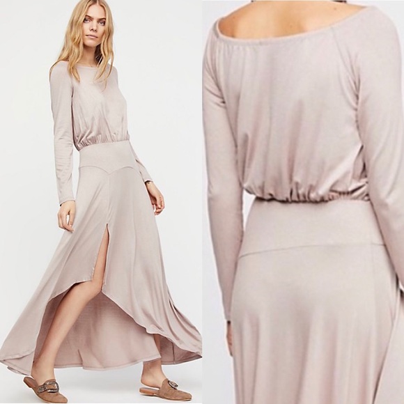 Free People Dresses & Skirts - Free People Beach Jupiter Mauve Pink Maxi Dress S